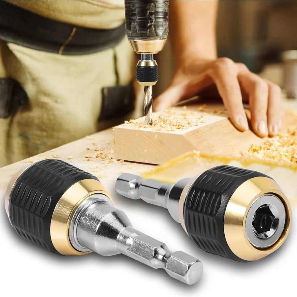 Haste Hexagonal 60mm 1/4" com Acoplamento Rápido para Conjunto de Bits e Parafusos