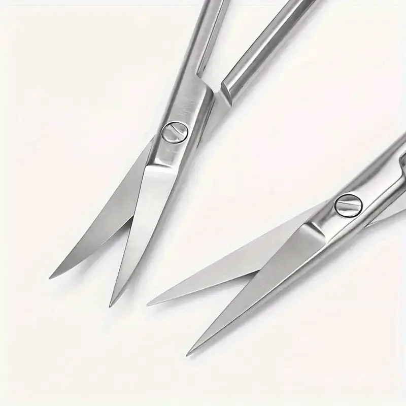 10cm/11.5cm/13cm/14cm/16 cm Animal Veterinary Vet Medical Stainless Steel Surgical Scissors Straight curved Tip Haircut Scissors image 5