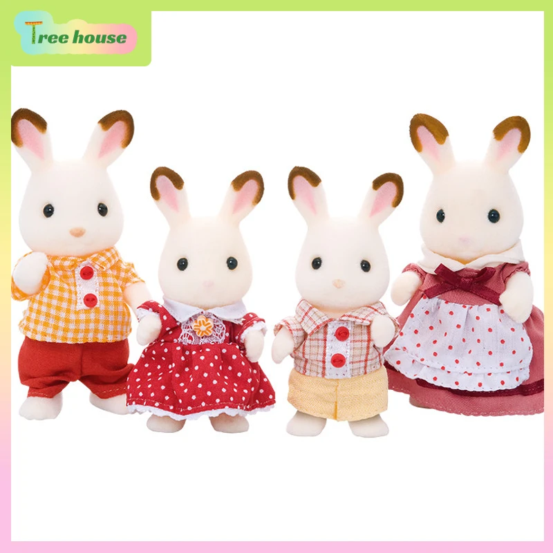 

В наличии: Семья кроликов Sylvanian Families Forest Chocolate Rabbit – милая коллекционная фигурка-игрушка, подарок для девочек, декор для игр, коллекция для детей и фанатов