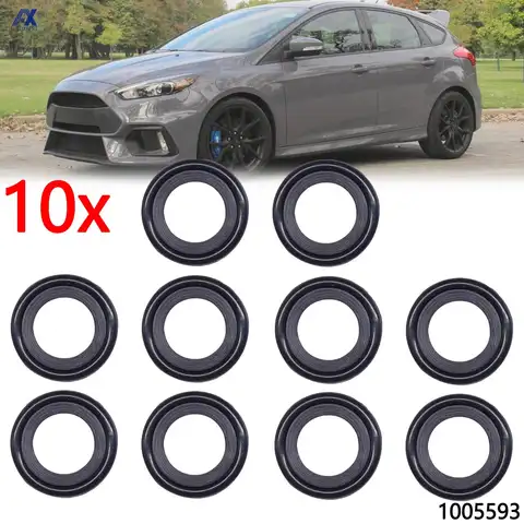 10x guarnizioni tappo scarico olio per Ford Fiesta Mondeo Transit Focus C-Max Mazda Volvo 1005593   Guarnizione rondelle vite coppa olio 13X22X3mm