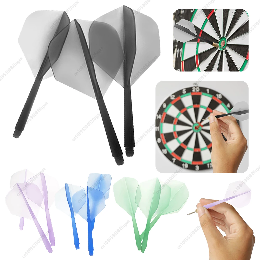3-12Pcs Integrated Dart Shaft and Flights Anti-Fall Integrated Dart Flights and Shafts Durable 2BA Screw In-one Dart Flight ﻿