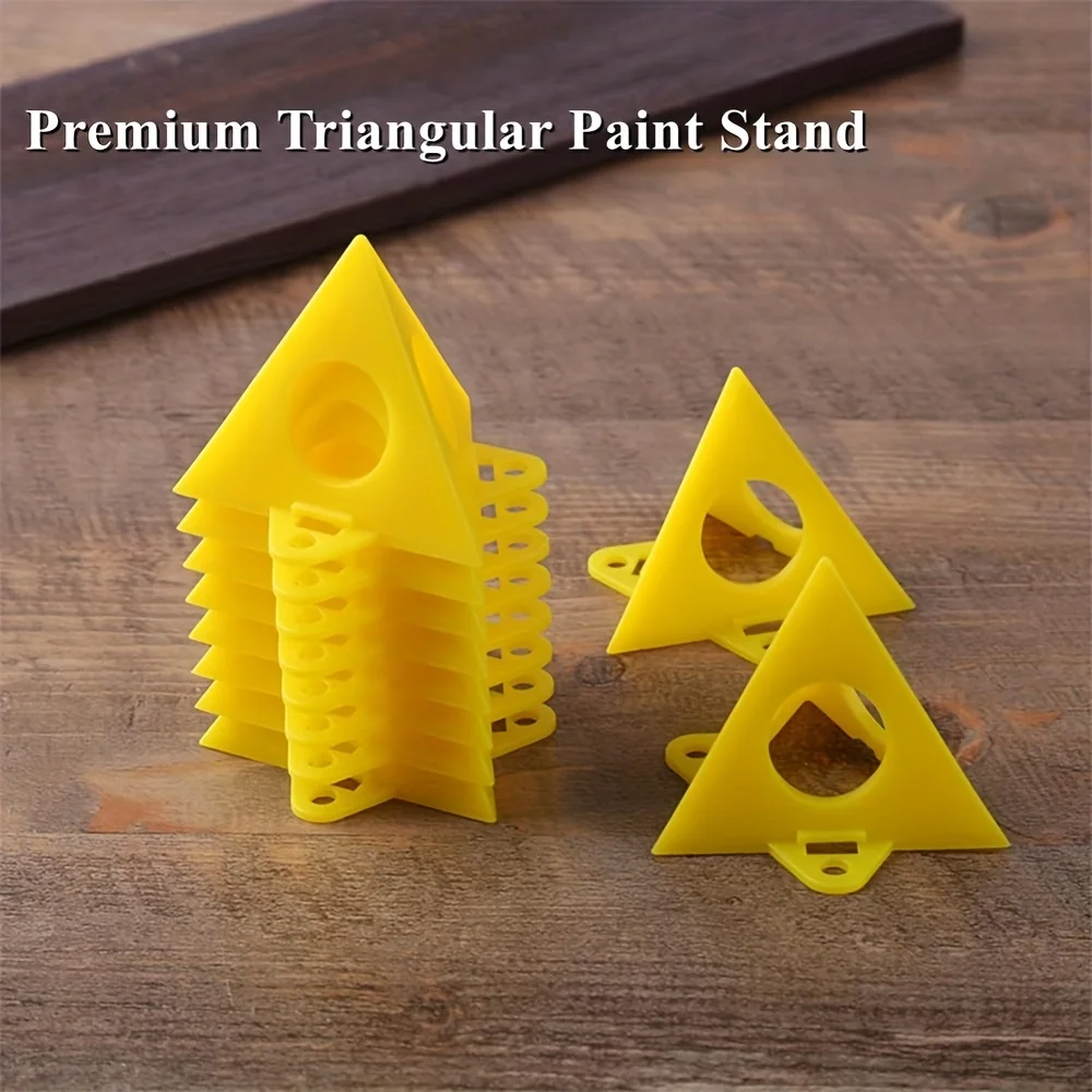 Paint Pyramid Stands Triangle Paint Lift Pad Feet Rack Painting Accessories Support Stands Portable Paint Stand for Canvas