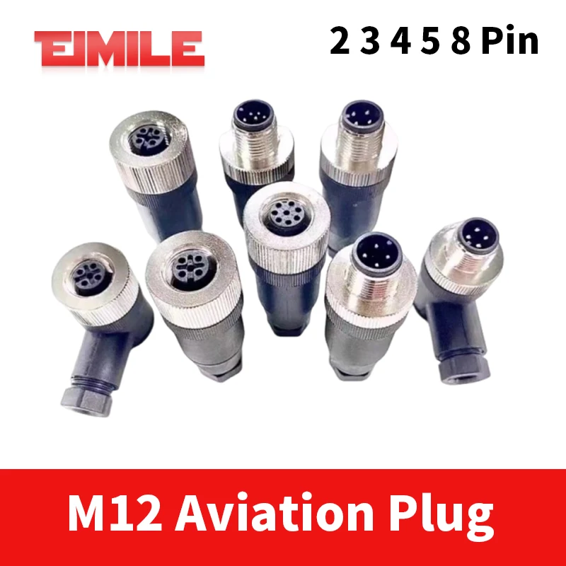 Waterproof M12 2 3 …