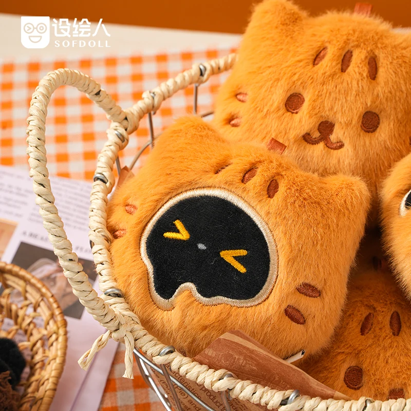 

Плюшевый брелок с милым котом, пушистый рюкзак, украшения для девочек, подарки на день рождения, игрушка, кошачий элемент, мягкие брелки с животными