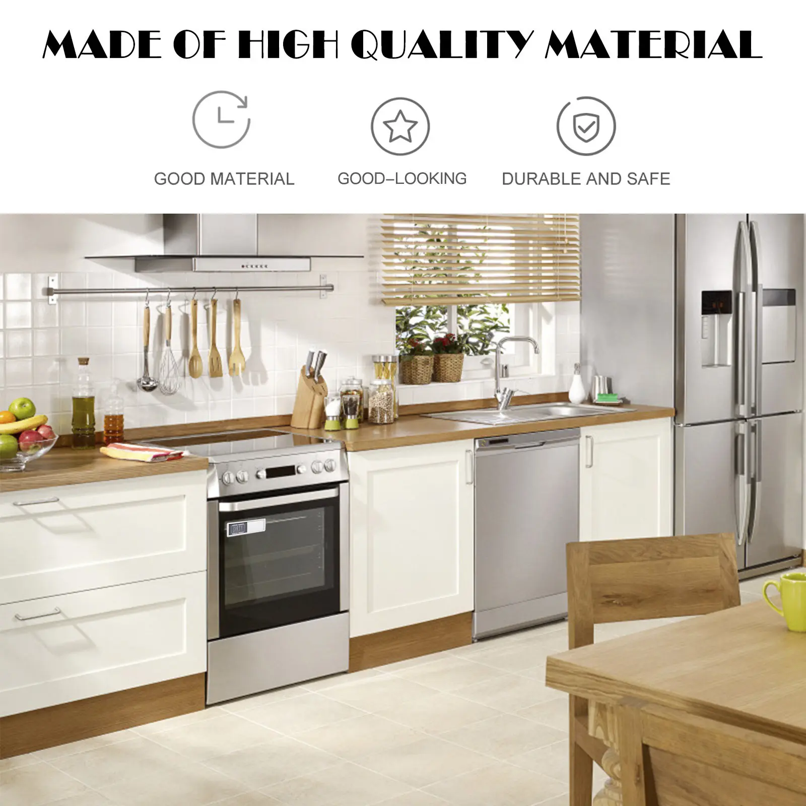 

1 шт. Двусторонний магнитный индикатор чистоты/грязности для посудомоечных машин и сушилок, с клейкой основой, простой дизайн, удлиненный