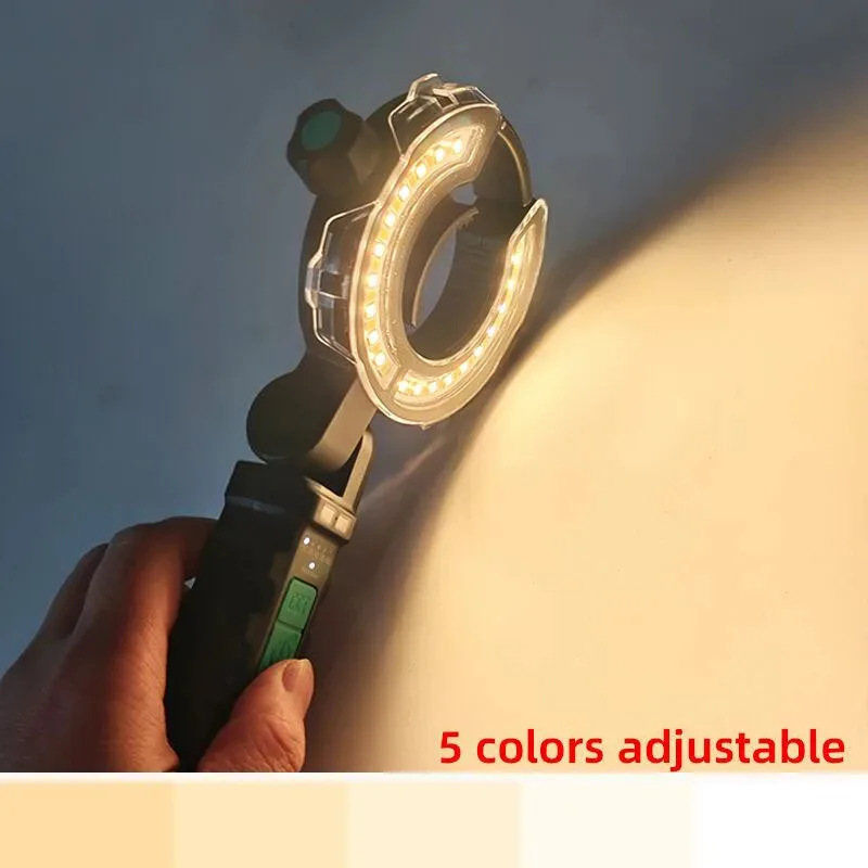 5 قطع قابلة للشحن بندقية رذاذ الإضاءة مصباح 5 ألوان قابل للتعديل عالية الطاقة الكاشف سيارة اللوحة رذاذ أدوات