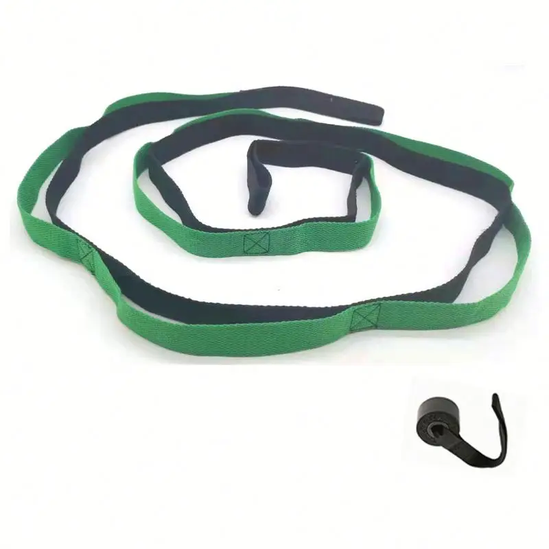 Cinto de escalada aéreo yoga extensão corda margarida corrente perna yoga estiramento cintas