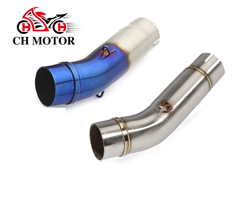 motorcycle pipe exhaust For HONDA CB400 Motorcycle Exhaust middle pipe Round Muffler CB400 Slip-On all yes