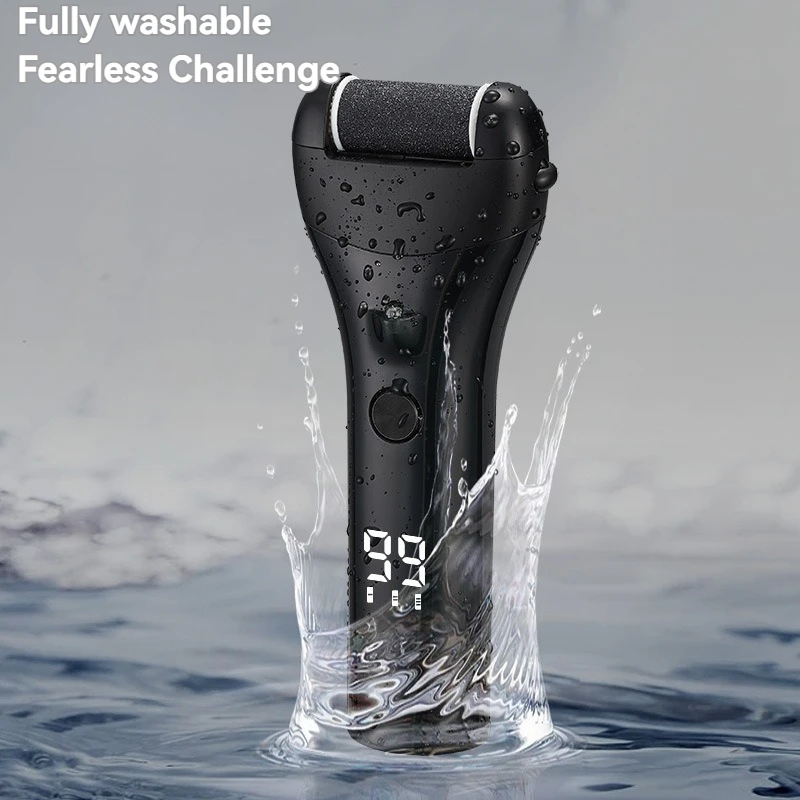 Nieuwe digitale display elektrische voetslijpmachine met drie snelheden om dode huid te verwijderen eelt pedicure pedicure magische voetslijpvacht