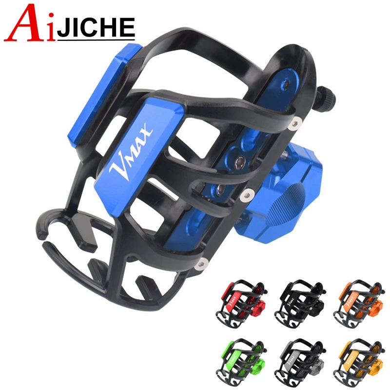 

Motorcycle CNC Beverage Water Drink Cup Bottle Rack Holder Mounted For V-MAX VMAX 1200 vmax 1700 VMX1700