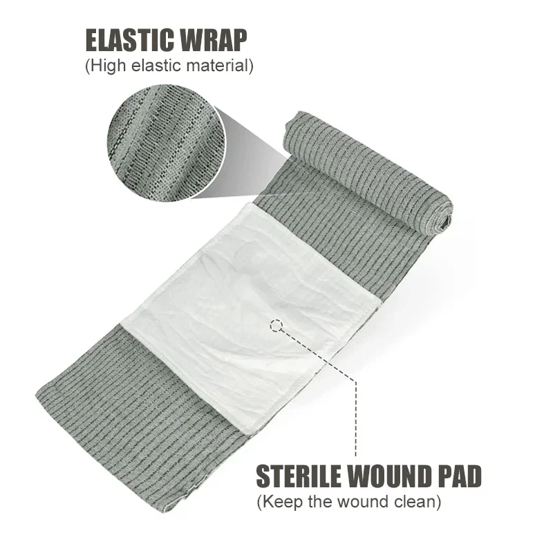 Verband Outdoor Erste Hilfe Trauma Blutstillende Bandage Tourniquet Trauma Kit Taktische Notfall Training Swathe Camping