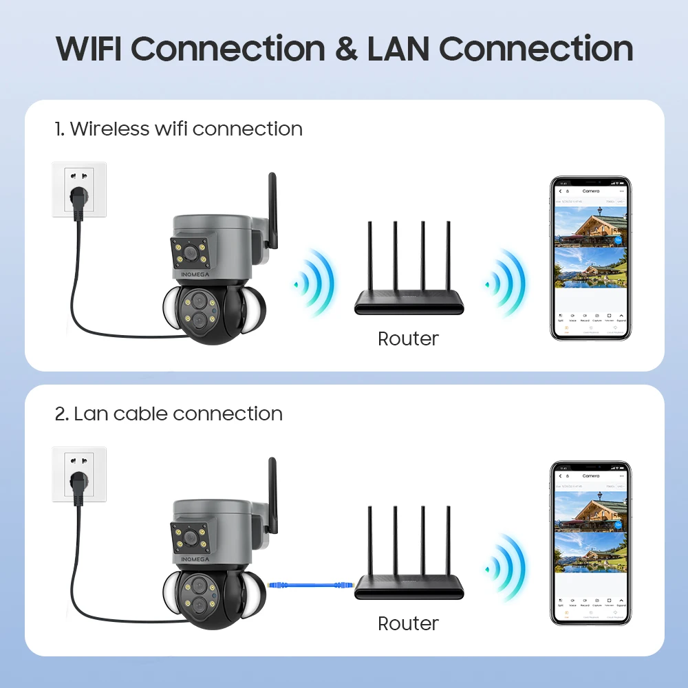 Inqmega-ワイヤレスドローン,暗視カメラ,wifi,4k,屋外,8mp,監視付きカメラ