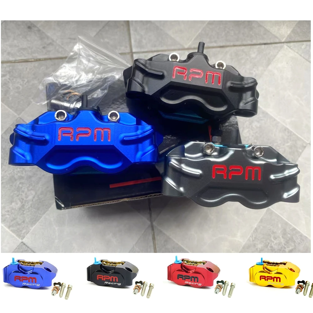 Scheibenbremssattel Motorrad vorne hinten 4 Kolben Radialmontage 82 mm Drehzahl für Yamaha Kawasaki Roller RSZ JOG FORCE Dirt Bike