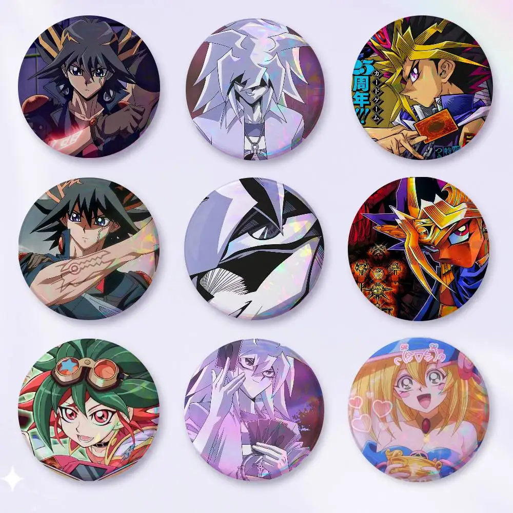 A-YuGiOh-h Art Badges Button Round Creative Pin Brooch Badge Bag Decor Accessories Fans Collect Friends Gifts