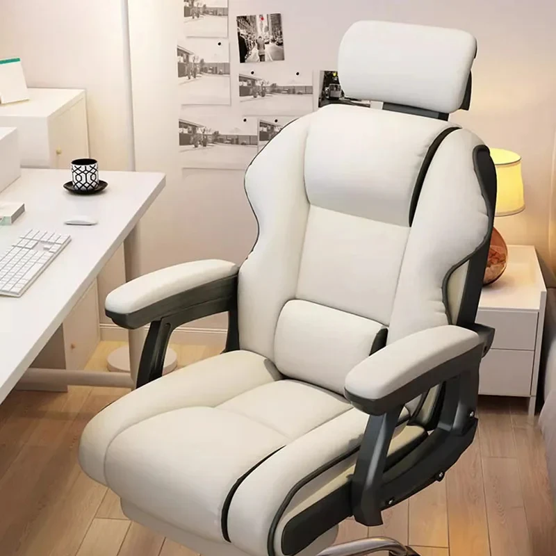 Luxury Durable Office Chair Long Sitting Elastic Home Swivel Gaming Chair Rotatable Boys Furniture Sets