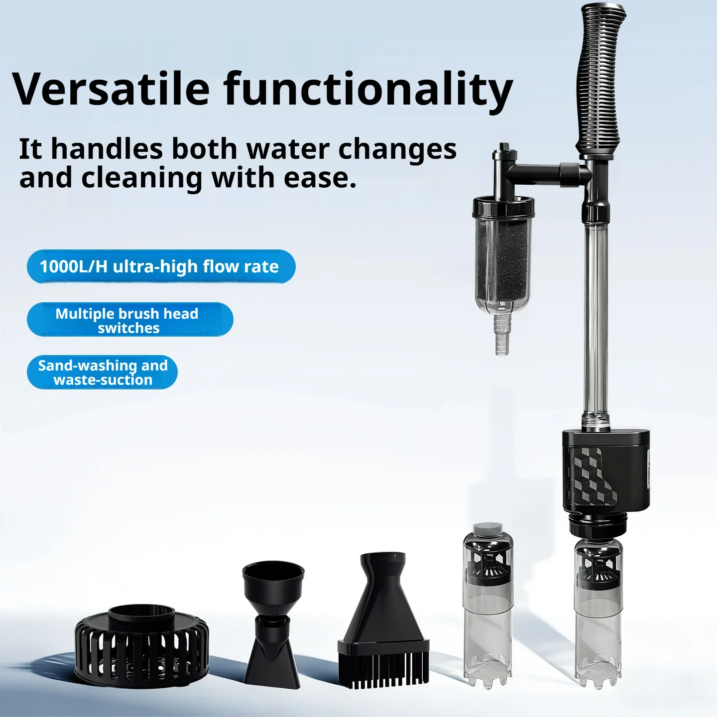Aquarium Water Change Pump, El - đánh giá và giá Marine Aquarium Vacuum