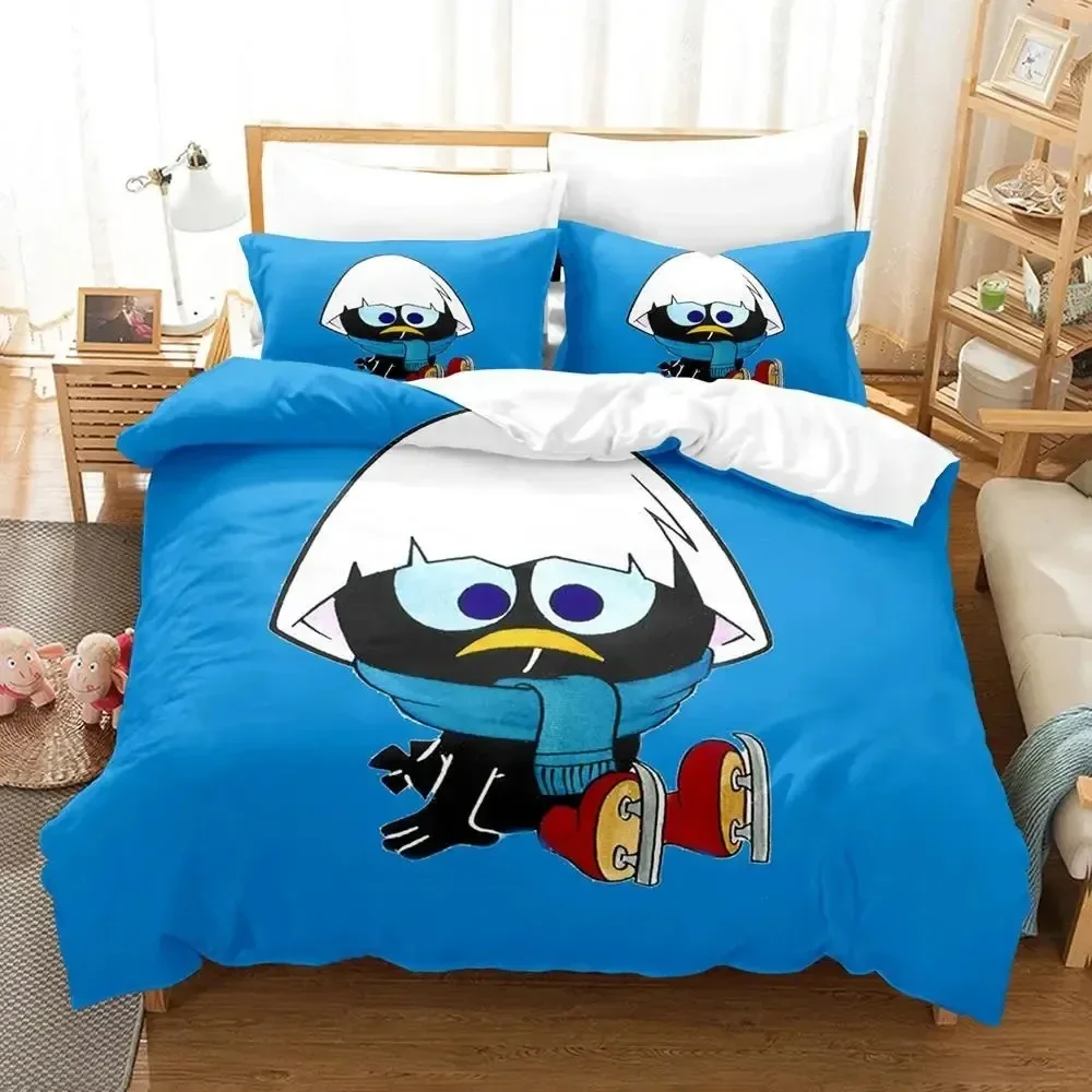 Anime Calimeros Bedding Set Duvet Cover Bed Set Quilt Cover Pillowcase Comforter king Queen Size Boys Adult Bedding Set