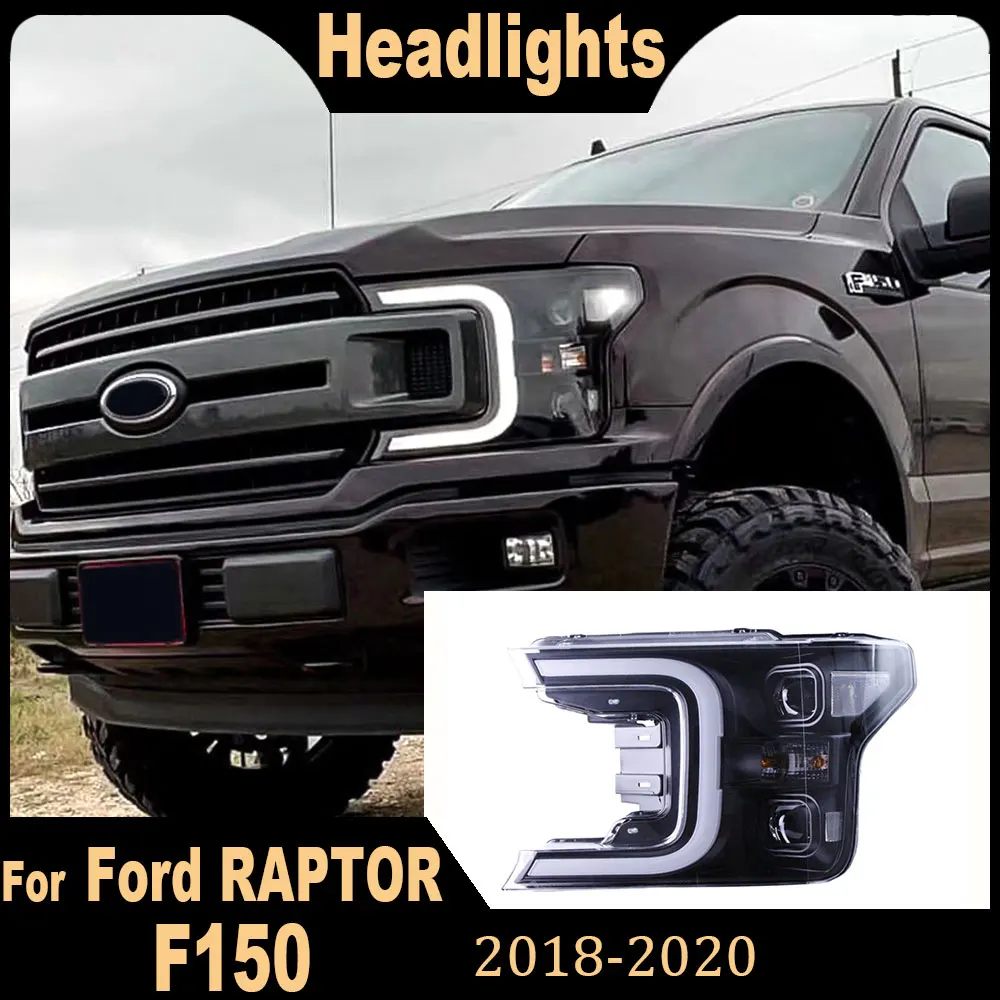 LED light assembly ford F150 RAPTOR 2018 2019 2020 Headlight assembly  Upgrade Full LED DRL Accessories Kit Plug and play