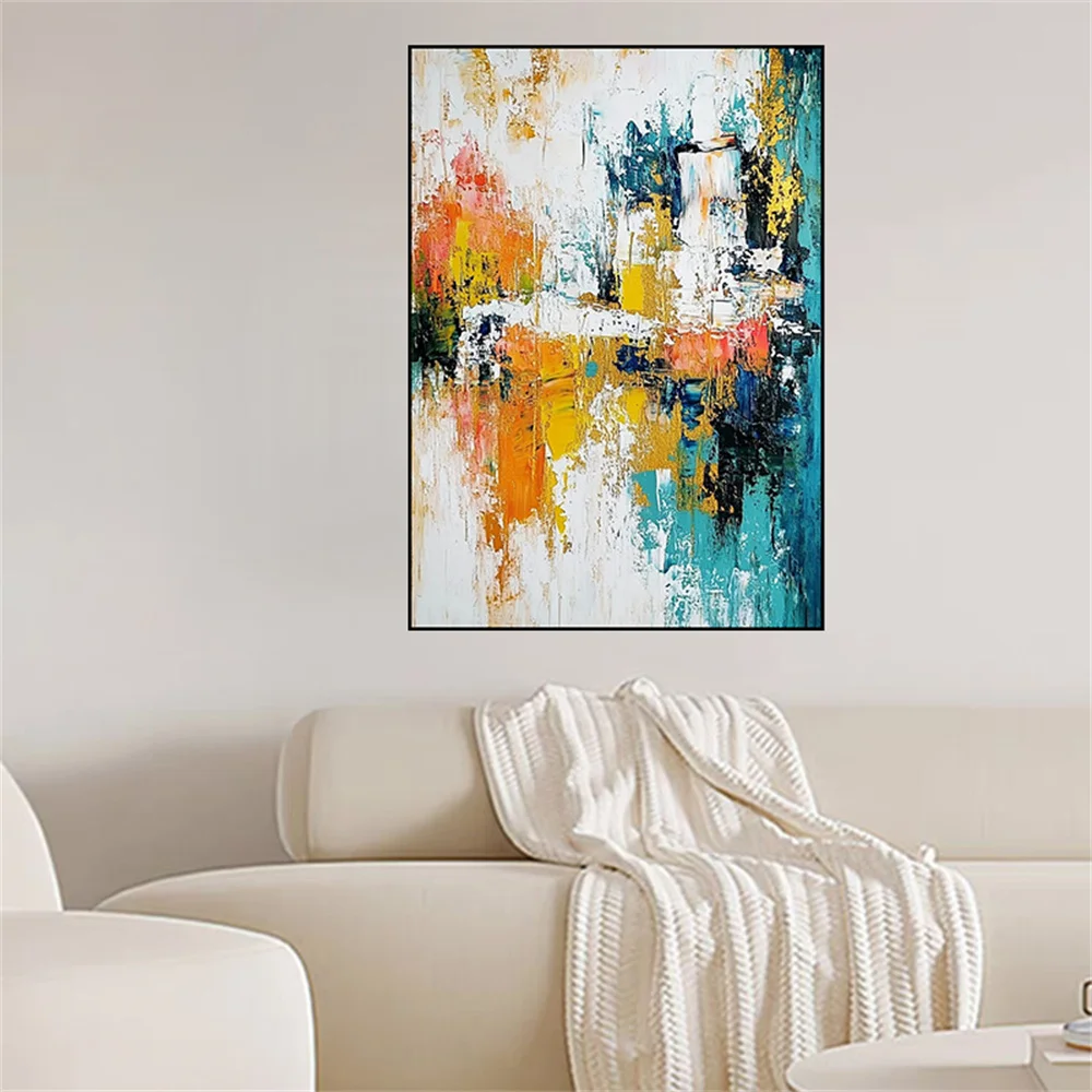 

manual Abstract Gold Thick Art Handmade Oil Painting Canvas Gold Paintings Wall Pictures Art Wall Artwork For Dining Room Decor