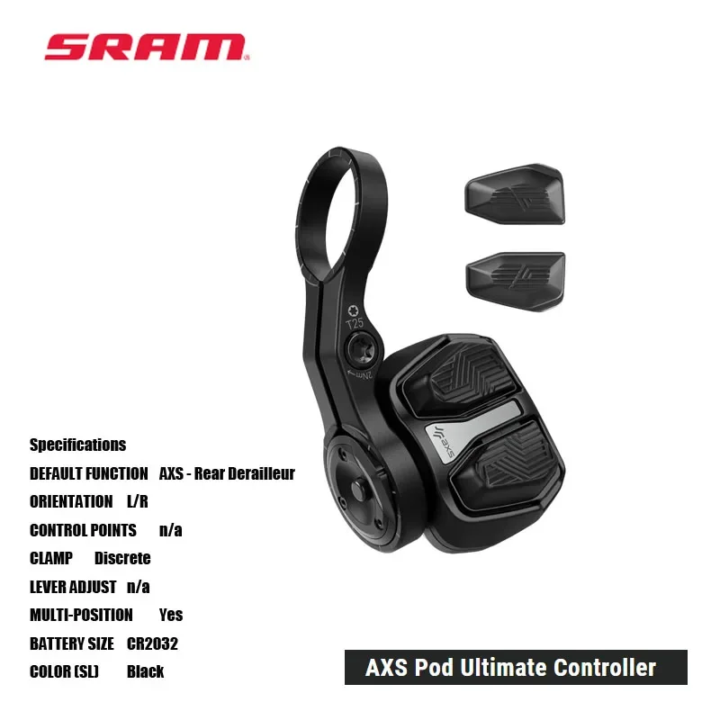 

SRAM AXS Pod Ultimate Controller DEFAULT FUNCTION AXS - Rear Derailleur Lighter weight MTB & Road bicycle acesssories cycling