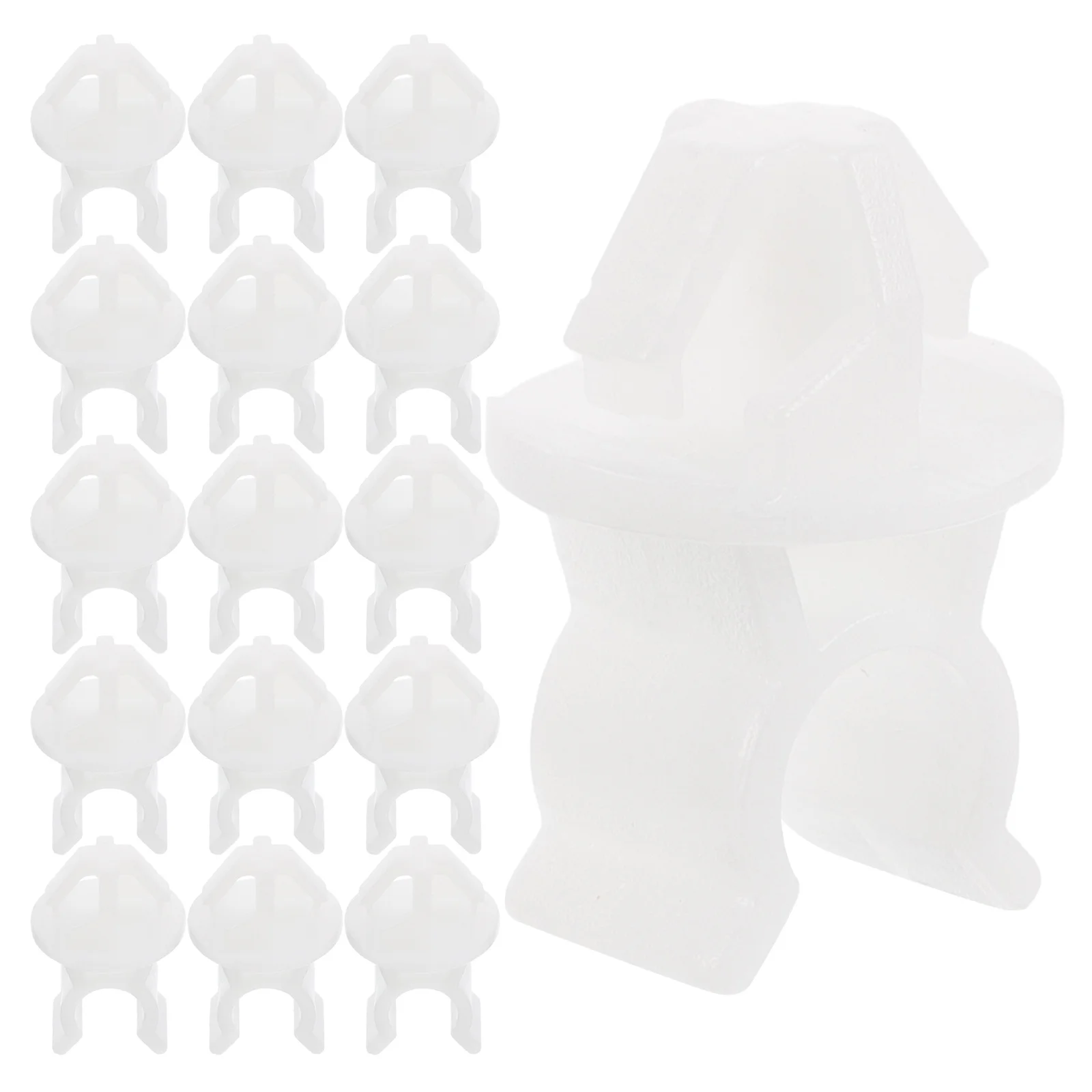 

20pcs Hood Prop Rod Holder Clips Universal Car Hood Support Rivet Durable Engine Compartment Bracket For