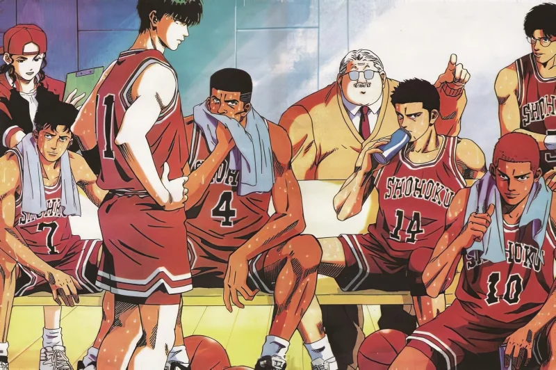 7x5FT Basketball Team Players Japanese Manga High School Sports Custom Photo Outdoor Washable Wrinkle Free Polyester Polycotton