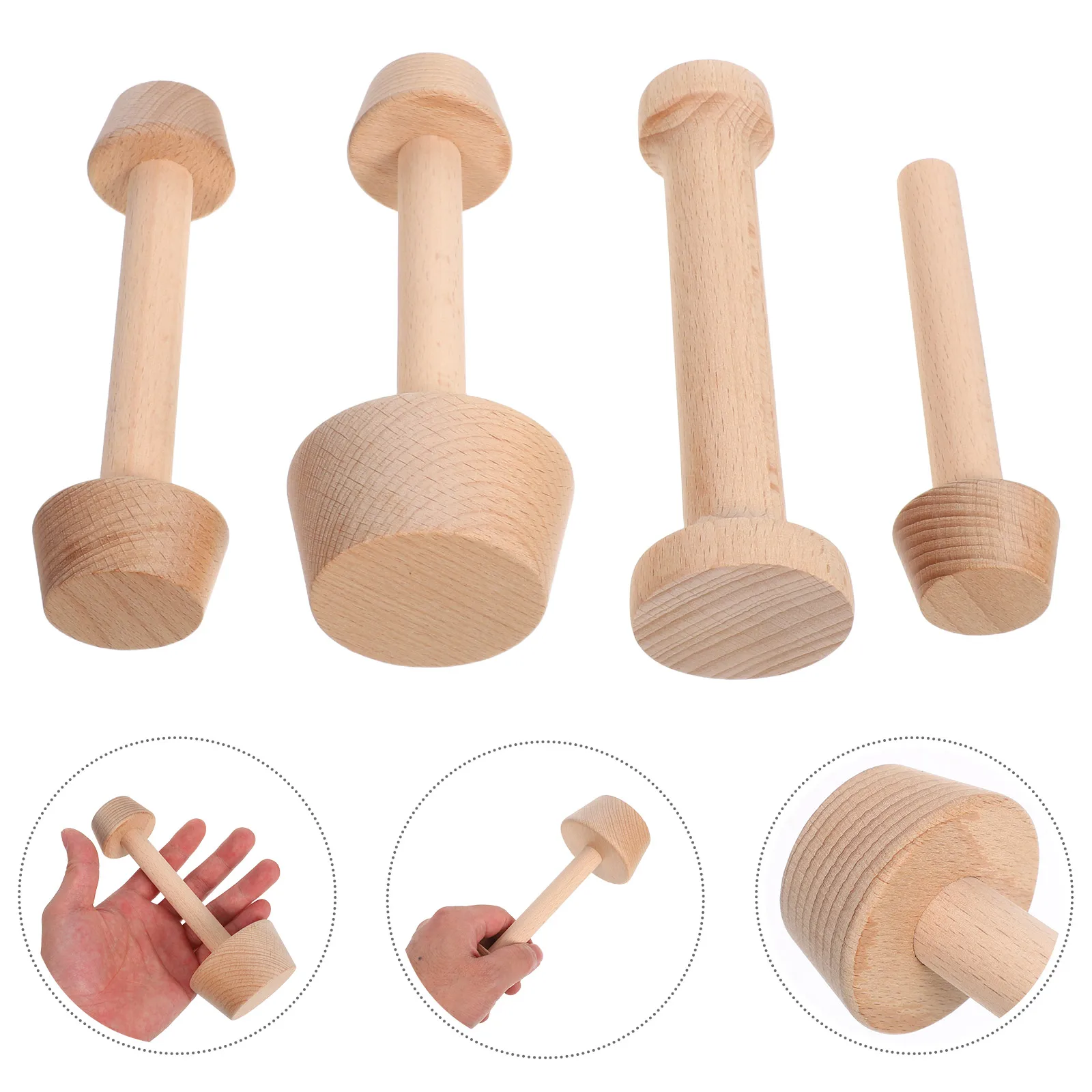 

Wooden Egg Tart Mold DIY Pusher Pie Crust Cheesecakes and Dessert Tamper Baking Tools Pastry