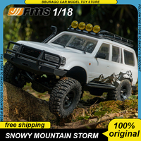 Fms 1/18 Auto Snowy Mountain Storm Rtr Green Rc Off Road Car Pickup Rc Car Afstandsbediening Voertuig Simulatie Truck Toys Gift