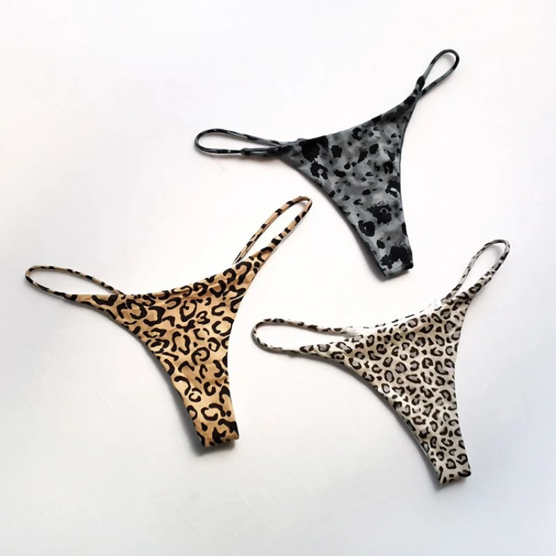 Women Ruffles Underwear Invisible Seamless T Panties G-String Female Sexy Thongs Intimates Lingerie Ladies Briefs 1pcs Abc11