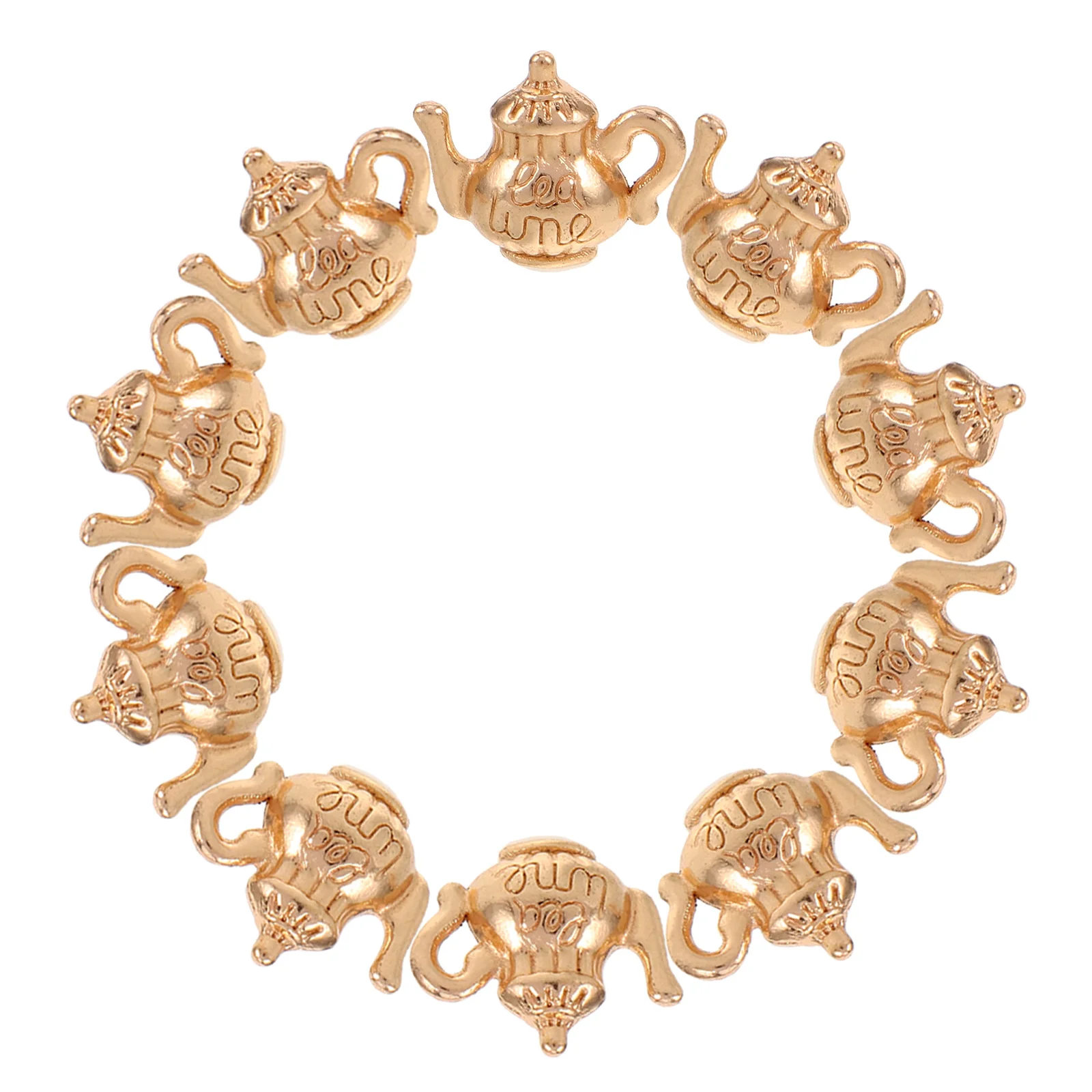 

50 шт., ювелирные изделия из сплава, мини-чайник, подвеска в стиле ретро, подвеска в виде чайника, украшение для чаепития, ожерелье, браслет «сделай сам»