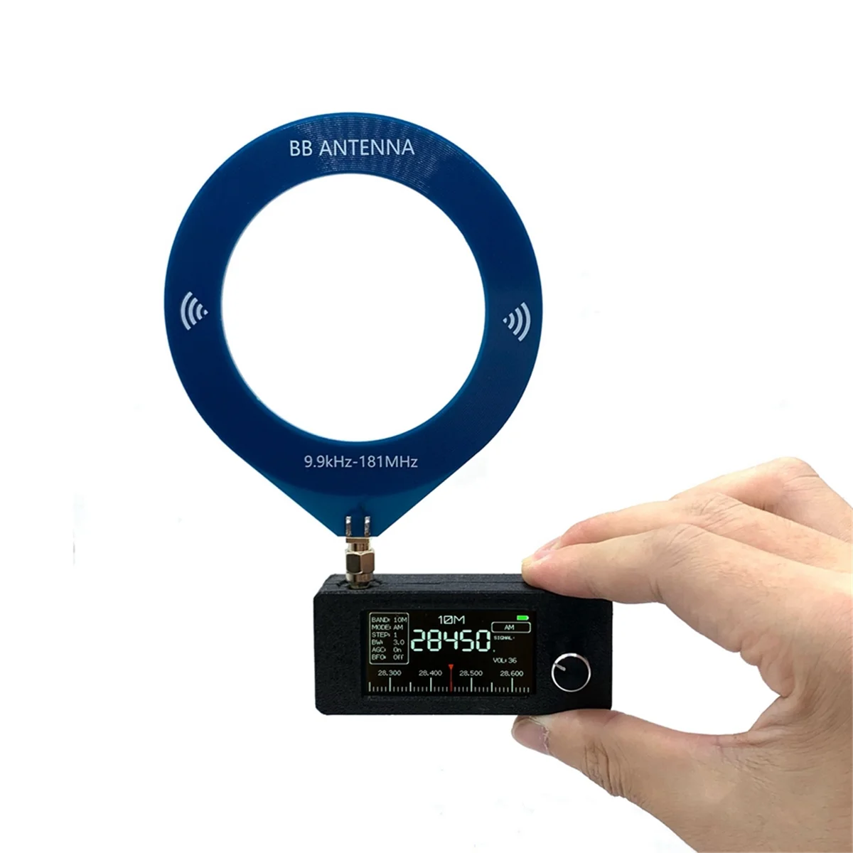 Beauty 9.9khz-181mhz SMA Interface Mini Loop Antenna Pocket Size SI4732 Radio, Receiver, Mini Radio