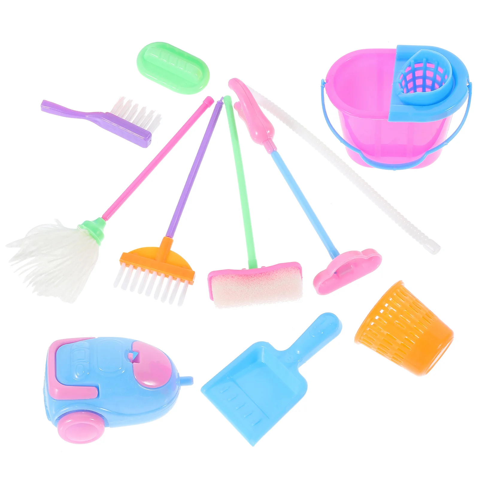 Supplies Interesting Children Toy Pretend Cleaning Toys at Home Interactive Kids Plaything Supply Plastic