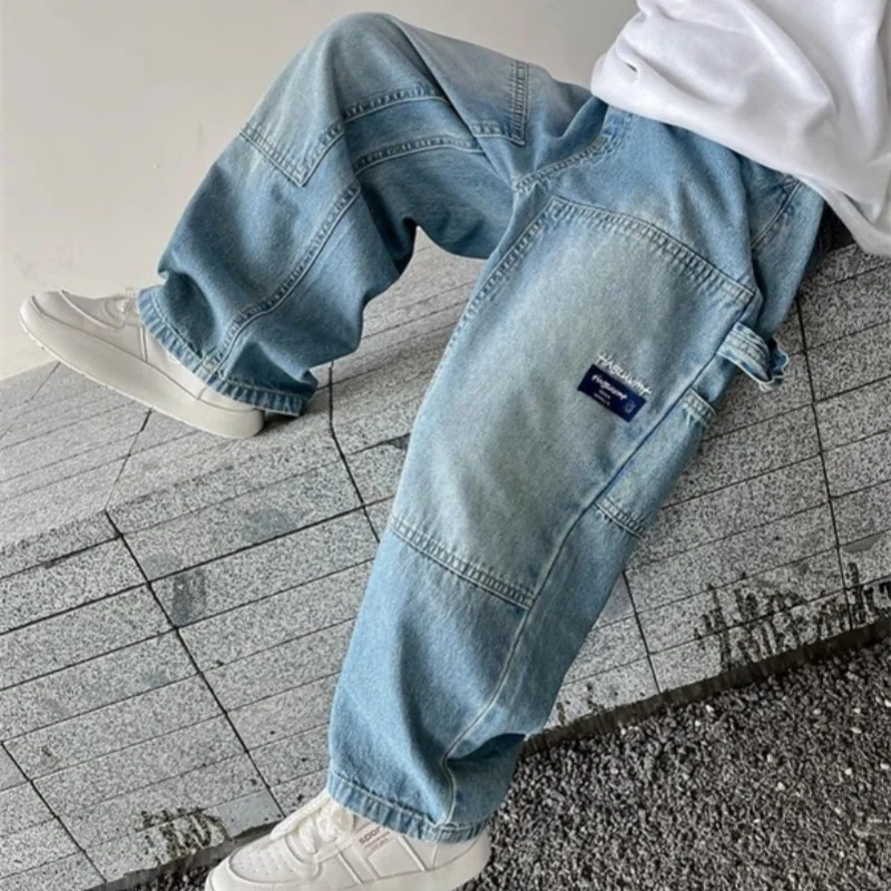 

Джинсовые брюки для мальчиков, длинные брюки, джинсовые брюки 202, очаровательная весенне-осенняя детская школьная одежда для малышей, рождественский подарок, детская одежда