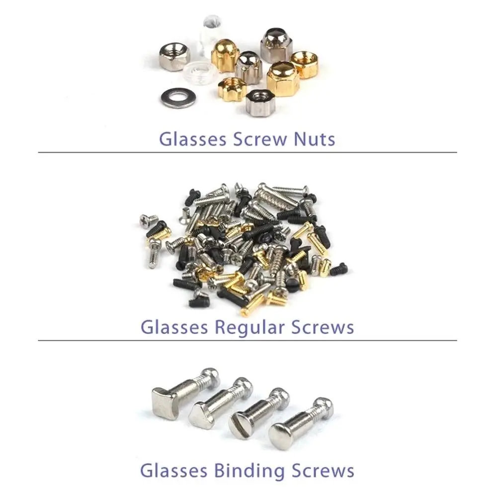 

Ассорти винтов, гаек, набор для ремонта очков, носовая накладка, сменная отвертка, инструменты для ремонта очков, многофункциональные ручные
