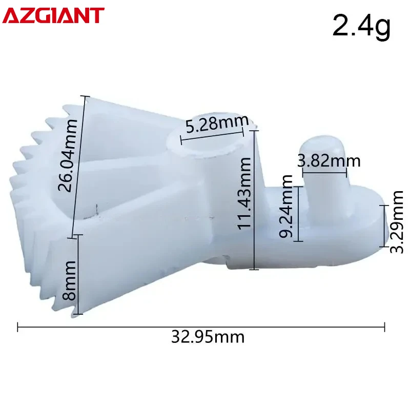 Azgiant Car Fuel Door Lock Actuator Gears 12T Brand New For Nissan X-Trail T31 Murano 3.5L Armada Xterra vehicle accessories DIY