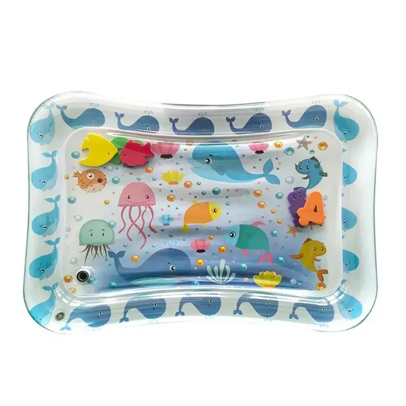 Polymère de jeu d'eau gonflable pour enfants, tapis de jeu d'été, jouet de piscine de plage, 70cm