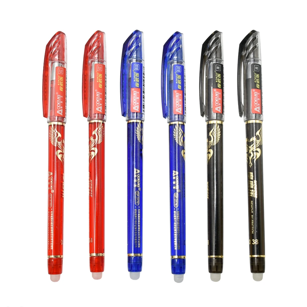 

Erasable Gel Pens Set 0.5 mm Fine Point Blue Kawaii Ballpoint Pen for Writing Stationery Office School Supplies