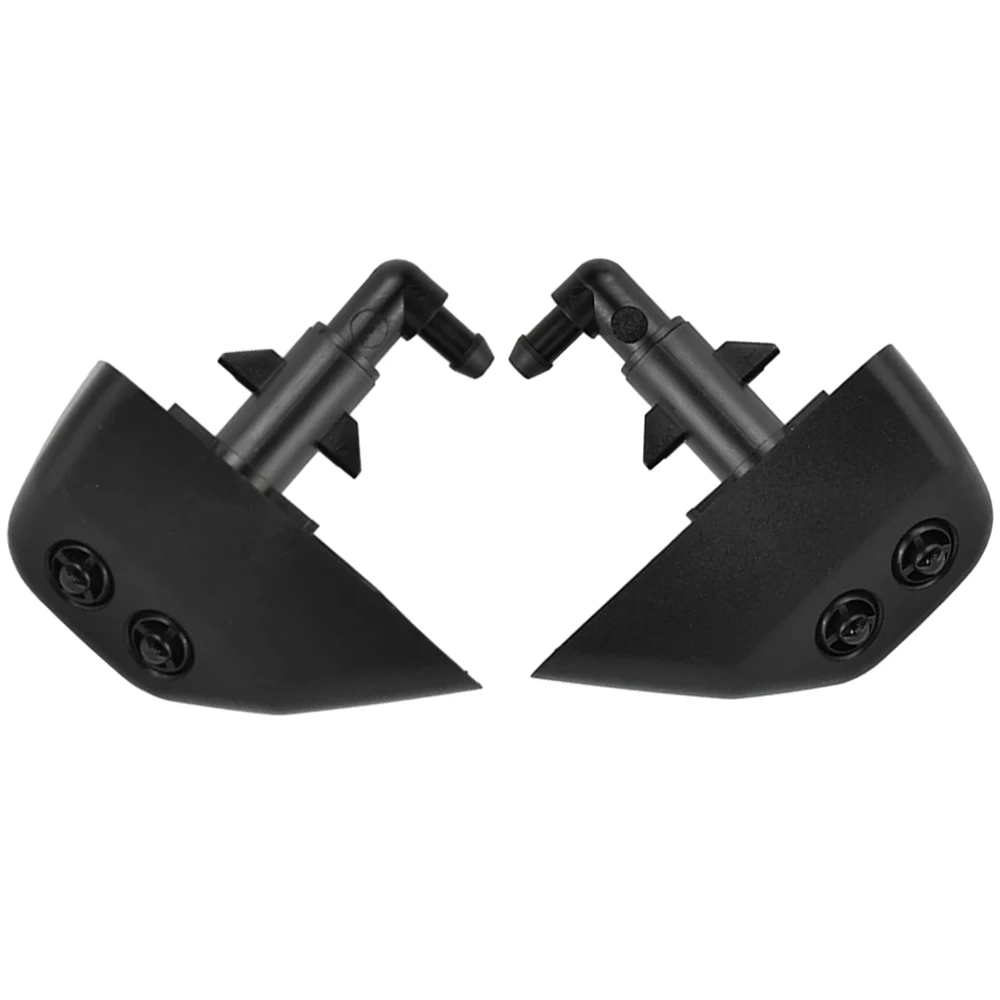 2Pcs Black ABS Car Headlight Nozzle For Land Rover Freelander 2 2006-2011 LR003850 LR003851 Headlight Washer Nozzl