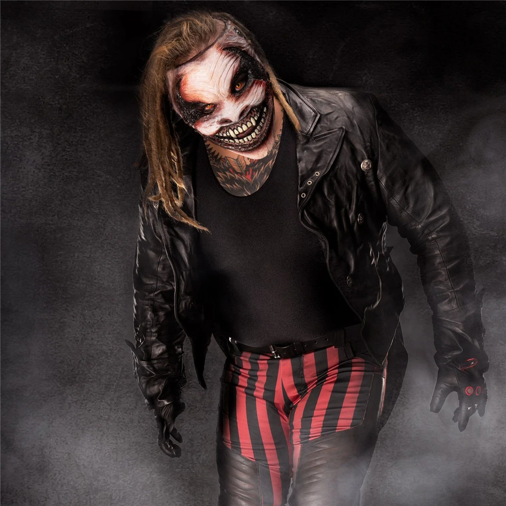 WWE Bray Wyatt Fiend Mask Halloween Carnival Party Cosplay Scary Demon Play Costume Props Devil Latex Masks Adjustable Elastic