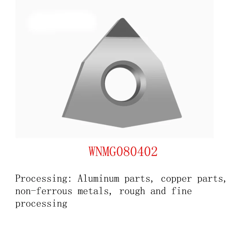 

5PCS PCD Diamond CNC Insert APKT1604 DCGT 11T304 High Gloss Inserts Cutter For Copper Aluminum