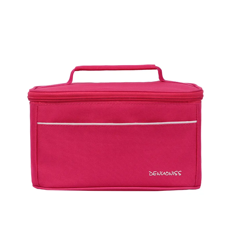 DENUONISS New 2023 Thermal Insulated Lunch Bag For Women Lunchera Thermos Bag Bolus Lunch Tote Food Bag Cooler Bag