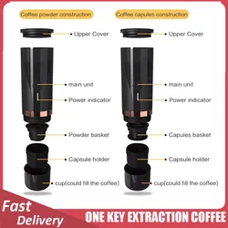 Style Automatic Commercial Espresso Maker ONE KEY EXTRACTION COFFEE PCM03 Electric Smart Portable Coffee Makers Heats Water