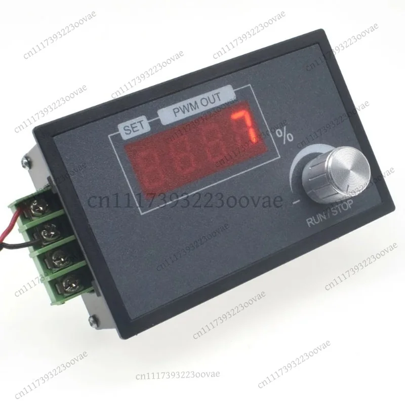 Df DC 6-60V 30A Motor Speed Controller PWM Regulator Rotary Knob Encoder LED Display Brush Motor Control Module 1-100kHz