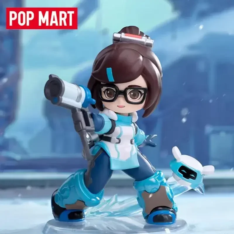POP MART Overwatch Spelen van De Game Serie Blind Box Guess Bag Mystery Box Speelgoed Pop Anime Figuur Desktop Ornamenten Leuk Cadeau