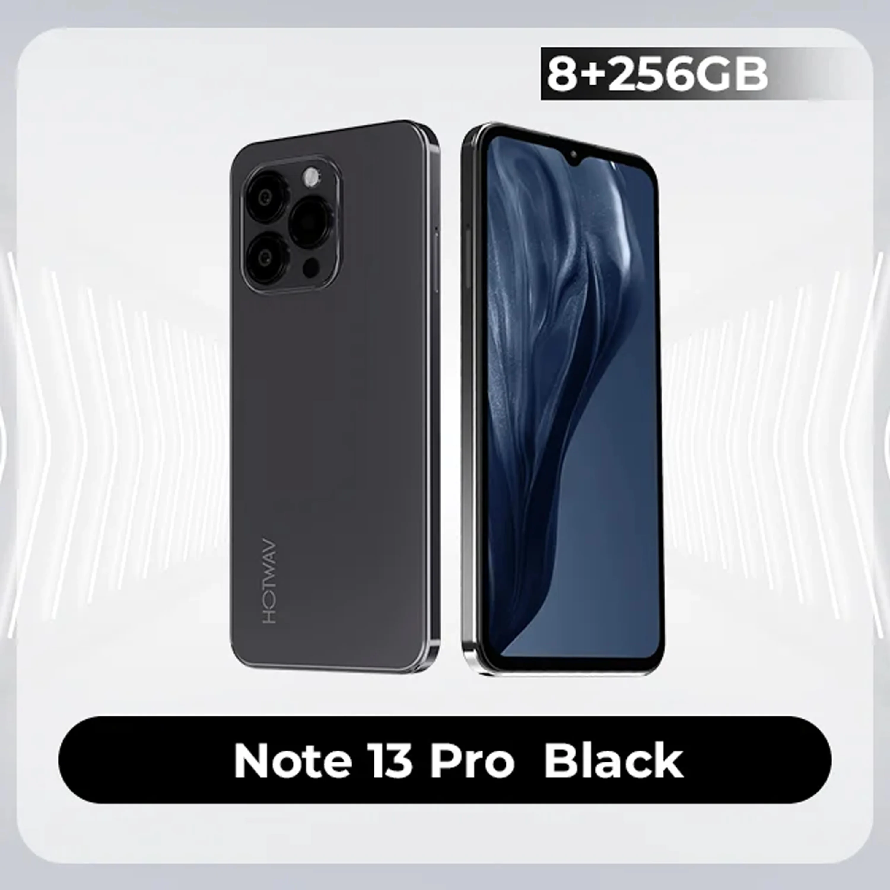 HOTWAV Note 13 Pro Smartphone 6.6'' HD+ Android 13 16GB+256GB Octa-Core Mobile Phone 50MP 5160mAh Cellphone