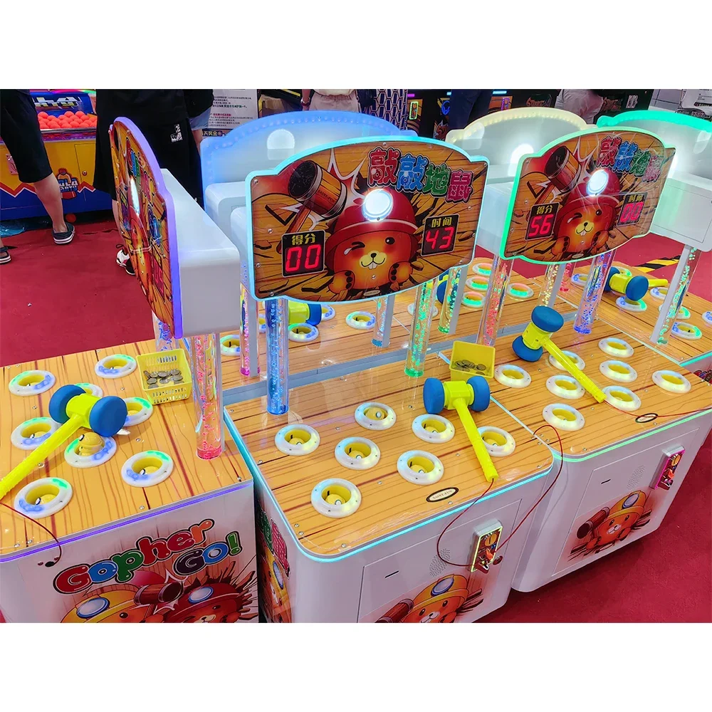 

#For New Arrival Amusement Park Arcade Hamber Coin Operated Game Kids Whack A Mole Game Machine For Sale
