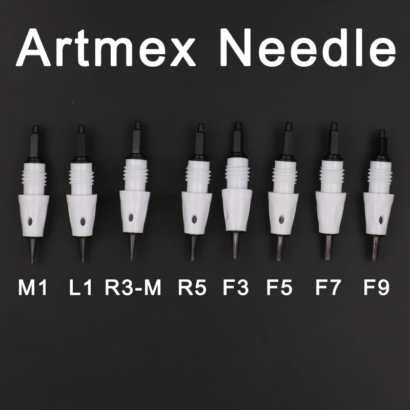 Artmex Pmu Naald Permanente Make-Up Cartridges Naalden Nano Schroef Poort Tips V3 V6 V8 V9 V11 Voor Pmu Tattoo Mts systeem Machine