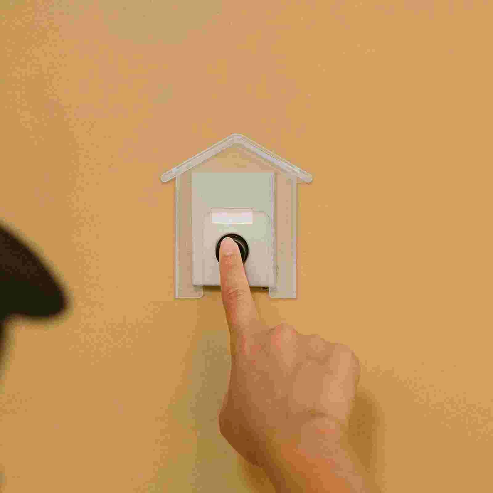 Doorbell Waterproof Cover Not Disturb Camera Protector Outdoor Remote Control Plate