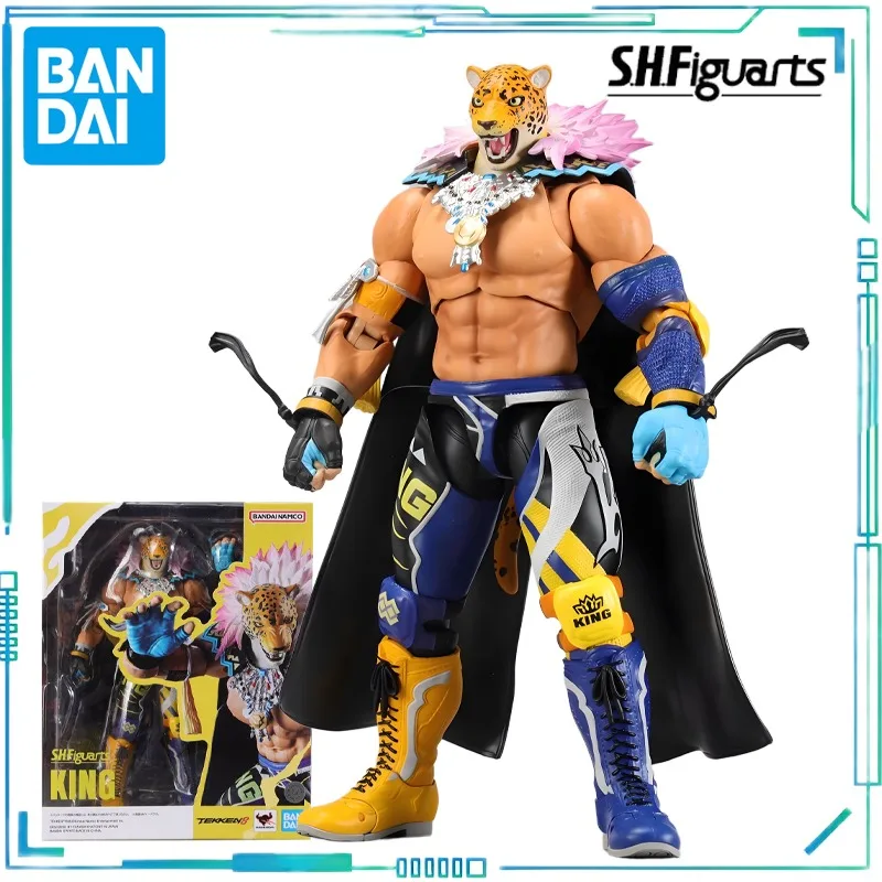 

BANDAI Genuine S. H. Figuarts Series SHF Iron Fist 8 Series Leopard King Movable Finished Product Model