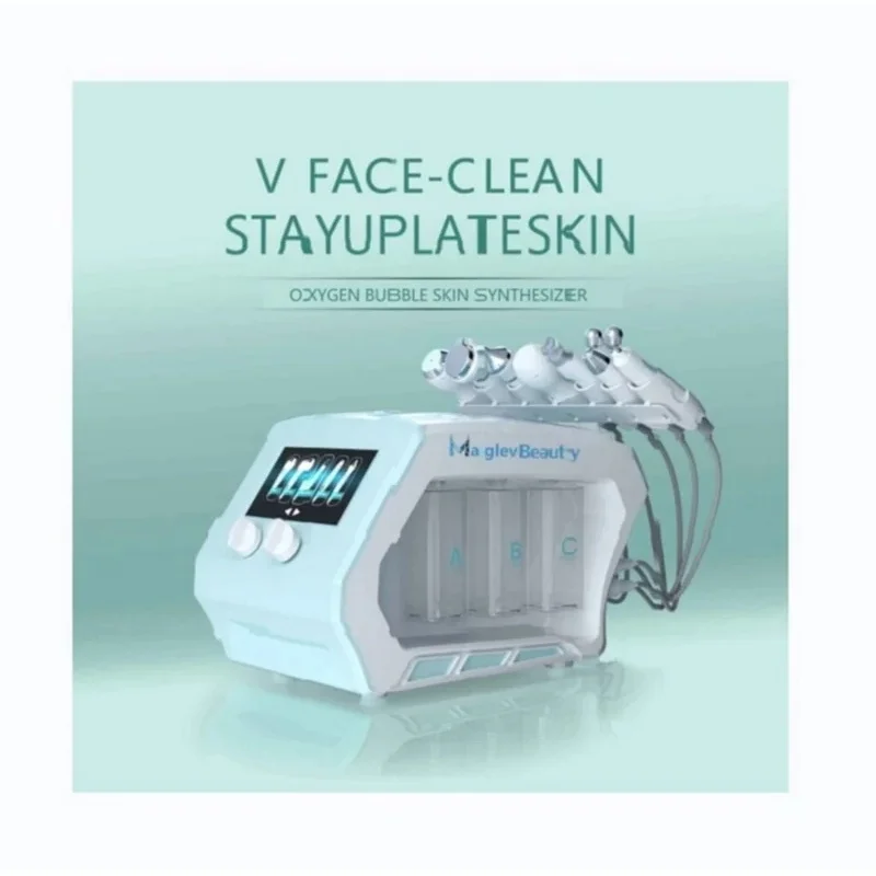 

8 in 1 Hydro Water Oxygen Jet Peel Machine Ance Pore Cleaner Facial Massage Exfoliating Skin Whitening Skin Care Device